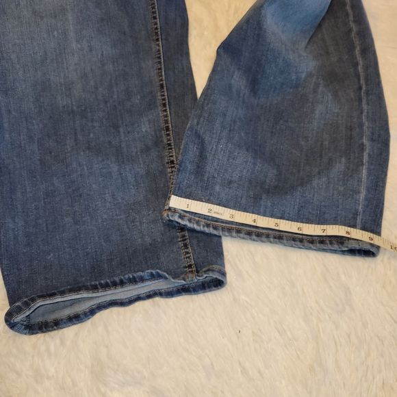 Skinnygirl high rise wide leg crop jeans size 31/12 - Picture 8 of 8